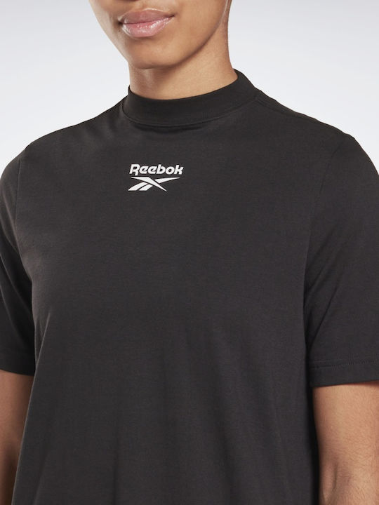 Mini Αθλητικό Φόρεμα T-shirt Κοντομάνικο Μαύρο
