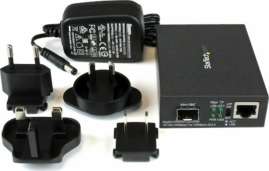 StarTech Adapter Οπτικών Ινών 1τμχ MCM1110SFP