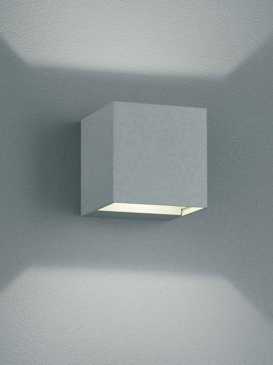 Trio Lighting Adaja Wall-Mounted Outdoor Ceiling Light LED IP54 3W with Warm White Light 8x8εκ.
