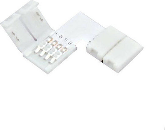 Aca Γωνιακό Connector για Ταινίες LED 90° για Μονόχρωμη LED Ταινία 2835 2835CORN