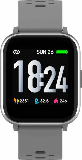Denver SW-162 Smartwatch με Παλμογράφο (Γκρι)