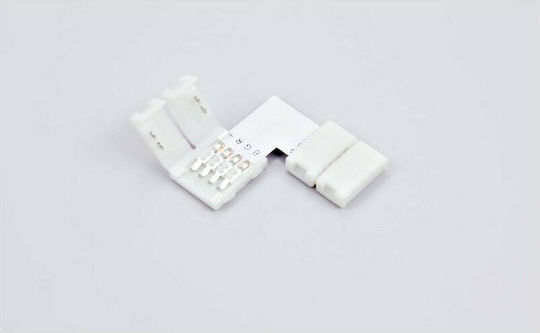 Optonica Γωνιακό Connector για Ταινίες LED RGB AC6621