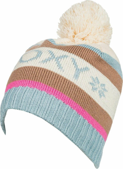 Maeley Knitted Beanie Cap Beige