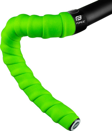 Force Silicone Ταινία Τιμονιού Ποδηλάτου Πράσινη Από Σιλικόνη