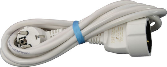 CHaralampidis Extension Cable Cord 3 x 1mm²/2m White