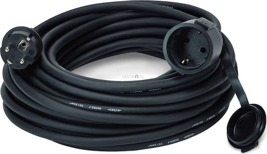 REV Waterproof Extension Cable Cord 25m Black