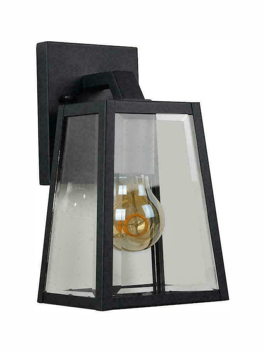 Lucide Lightning Επιτοίχια Εξωτερική Πλαφονιέρα E27 IP23