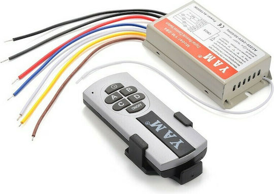 YM-084 Intelligenter Schalter 4 Kanäle RF 23A Mit Fernbedienung