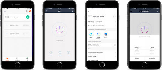 Gosund SW3 Интелигентен Превключвател Wi-Fi 10A