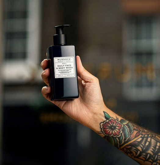 Murdock London Daily Face And Body Wash Αφρόλουτρο σε Gel για Άνδρες με Υαλουρονικό Οξύ Ενυδατικό 250ml