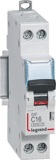Legrand Automatic Circuit Breaker 16A Single-pole AC 403434