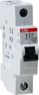 Abb SH201T-C40 1-Pole Automatic Circuit Breaker 40A 3ΚΑ C 1Ρ 40Α 70356