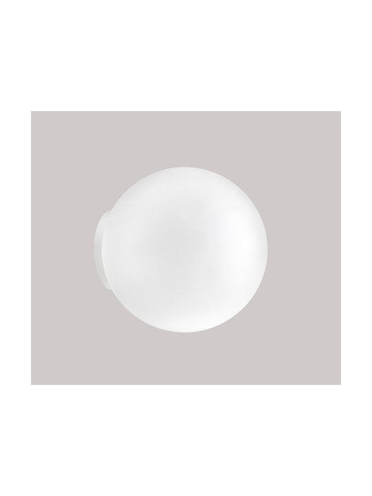 Luma Осветително тяло За стена Бял 16x16x16см.
