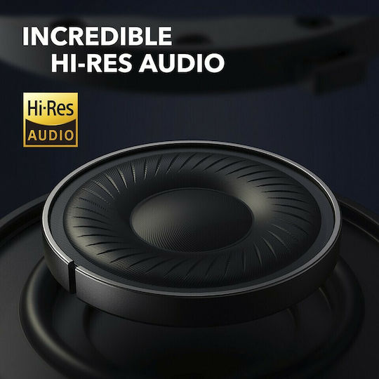 Soundcore by Anker Life Q30 Hybrid Ασύρματα / Ενσύρματα Over Ear Ακουστικά με 40 ώρες Λειτουργίας Μαύρα