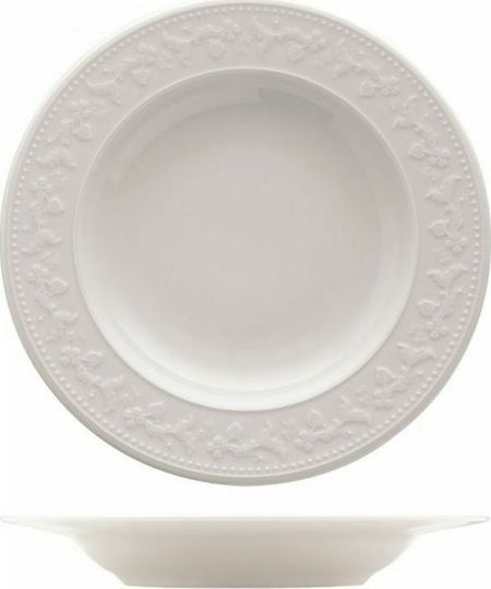 Oriana Ferelli Kea White Porcelain Dinnerware Set 20pcs