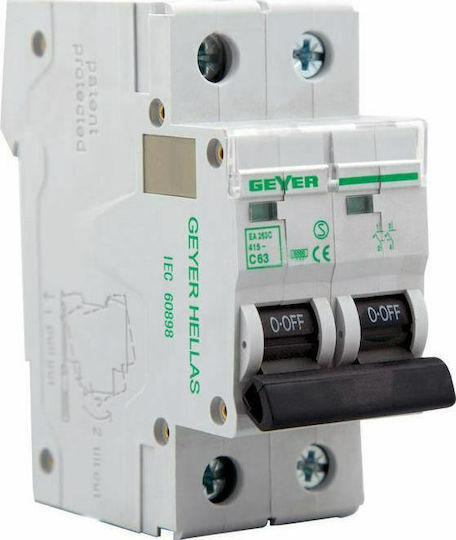 Geyer 2-Poles Automatic Circuit Breaker 32A EA232C