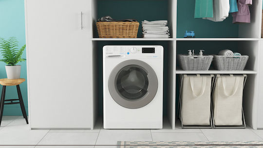 Indesit BWE 81485X WS EE N Mașină de Spălat Rufe 8kg 1351 Rotiri Echilibru Hidric Plus