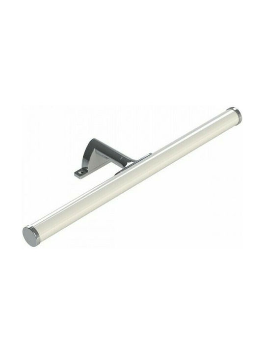 Inlight Modern Lamp Wall with Integrated LED and Natural White Light Silver 40cm