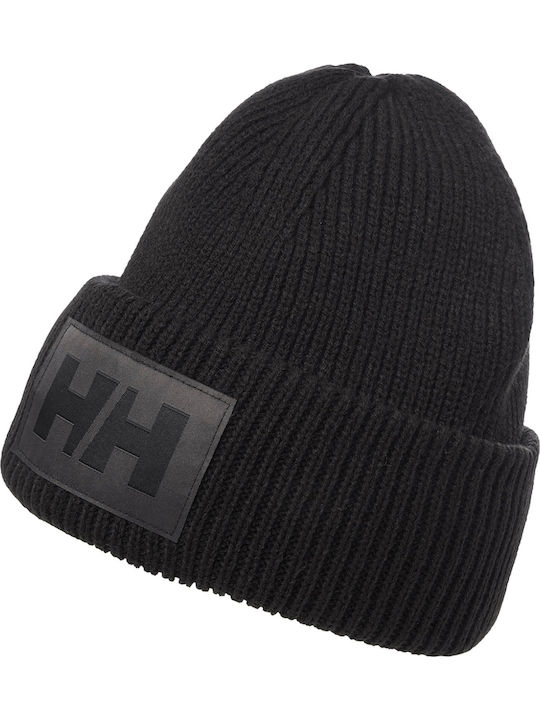 Beanie Unisex Beanie Knitted in Black color