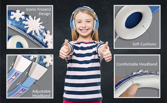 eKids FR-140 Жични On Ear Слушалки Светлосини