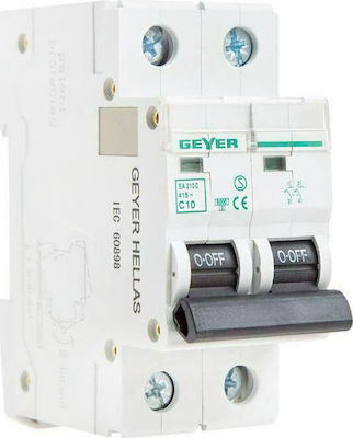 Geyer 2-Poles Automatic Circuit Breaker 16A EA216C