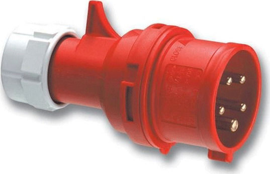 PCElectric Male Industrial Socket Type F Male 4P 16A 014-6