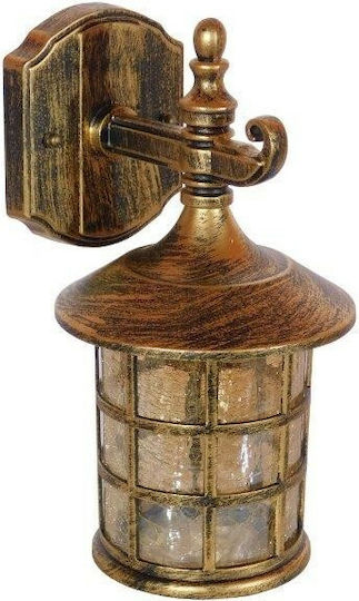 GloboStar Pharos Wandleuchte Bronze 17x29x29cm GloboStar Pharos Wandleuchte Bronze 17x29x29cm