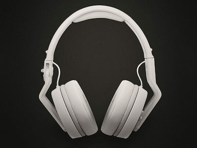 Pioneer HDJ-700 Verkabelt Über Ohr DJ Kopfhörer Weiß