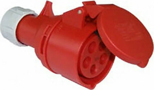 PCElectric Female Industrial Socket Female Socket 5P 32A IP44 225-6