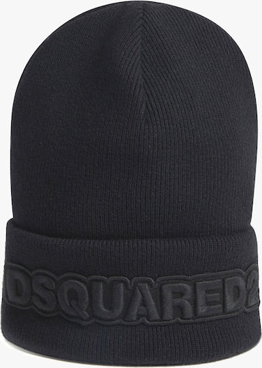 Beanie Ανδρικός Σκούφος Πλεκτός σε Μαύρο χρώμα