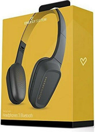 Energy Sistem 3 Bluetooth Ασύρματα / Ενσύρματα On Ear Ακουστικά Κίτρινα / Μαύρα