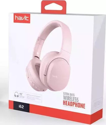 Havit I62 Wireless/Wired Over Ear Headphones with 8 hours of Operation Pink 21.05.0035