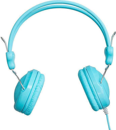 Hoco W5 Cu fir Over Ear Căști cu Radio Albastru deschis
