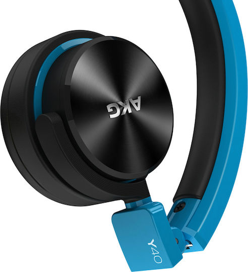 AKG Y40 Wired On Ear Headphones Blue