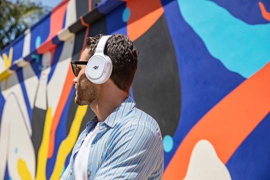 iFrogz Airtime Vibe Bluetooth Wireless Over Ear Headphones with 30 hours of Operation Blue