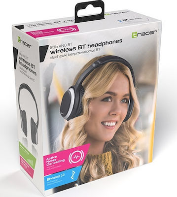 Tracer Stillo ANC BT Безжични / Жични Over Ear Слушалки с 15 часа Работа Черни