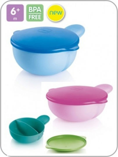 Mam Feeding bowl - Μπολ με Καπάκι Μπλε, 6m+