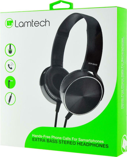 Lamtech Cu fir On Ear Căști Negre
