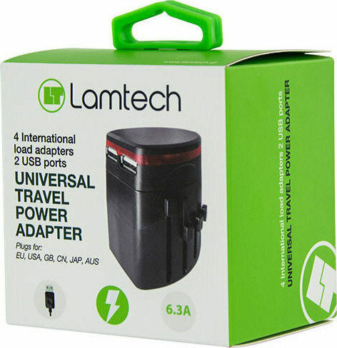 Lamtech Steckdosenadapter von Universal zu Universal
