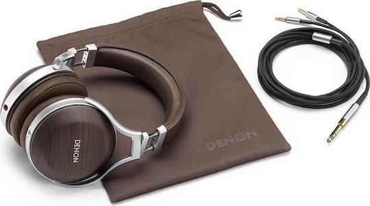 Denon AH-D5200 Ενσύρματα Over Ear Ακουστικά Καφέ