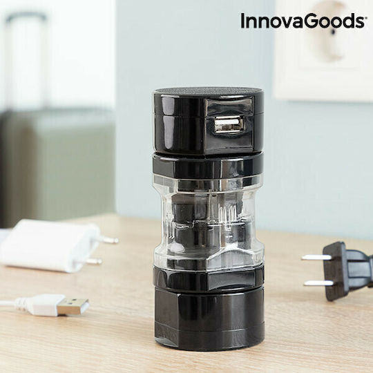 InnovaGoods Αντάπτορας Πρίζας από Universal με 1 Θύρες USB
