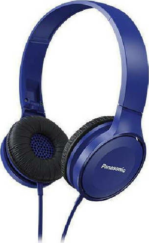 Panasonic RP-HF100E Wired On Ear Headphones Blue