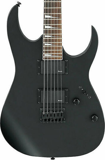 Ibanez GRG121DX Electric Guitar Stratocaster with HH Pickup Configuration Black Flat