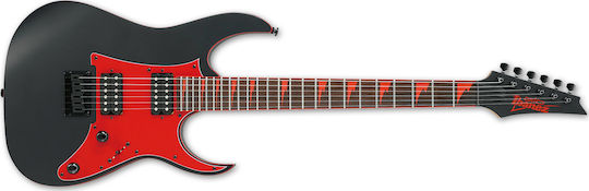 Ibanez GRG131DX Electric Guitar Stratocaster with HH Pickup Configuration Black Flat