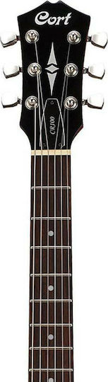 Cort CR100 Ηλεκτρική Κιθάρα Single Cut με HH Διάταξη Μαγνητών Μαύρη