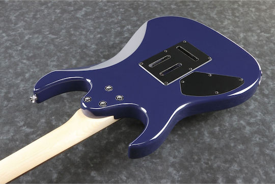 Ibanez GRX70QA Electric Guitar Stratocaster with HSH Pickup Configuration Transparent Blue Burst