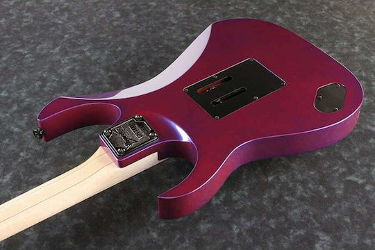 Ibanez RG550 Genesis Collection Elektrische Gitarre Stratocaster mit HSH Tonabnehmerkonfiguration Purple Neon
