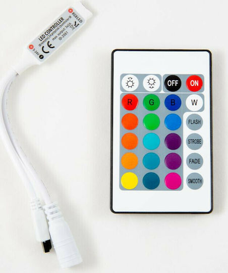 Metanor Ασύρματο RGB Controller RF με Τηλεχειριστήριο EC-79456
