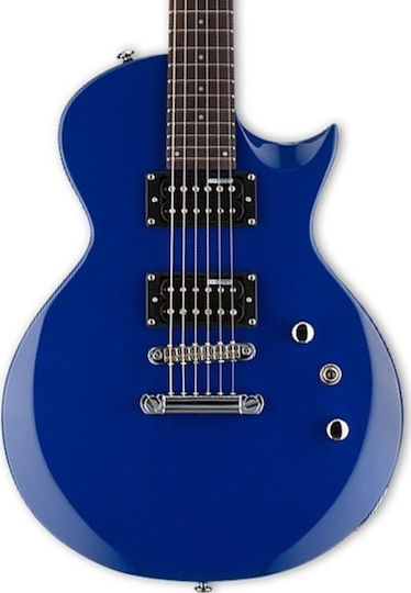 ESP LTD EC-10 Ηλεκτρική Κιθάρα Single Cut με HH Διάταξη Μαγνητών Μπλε με Θήκη