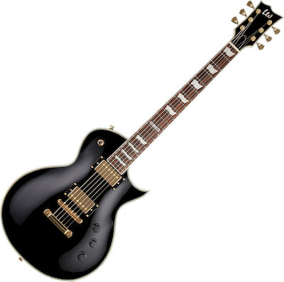ESP LTD EC-256 Ηλεκτρική Κιθάρα 6 Χορδών με Ταστιέρα Jatoba και Σχήμα Les Paul σε Μαύρο Χρώμα